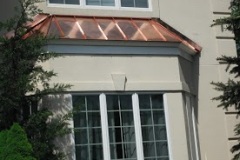 Bay Window with a Copper Roof Installation